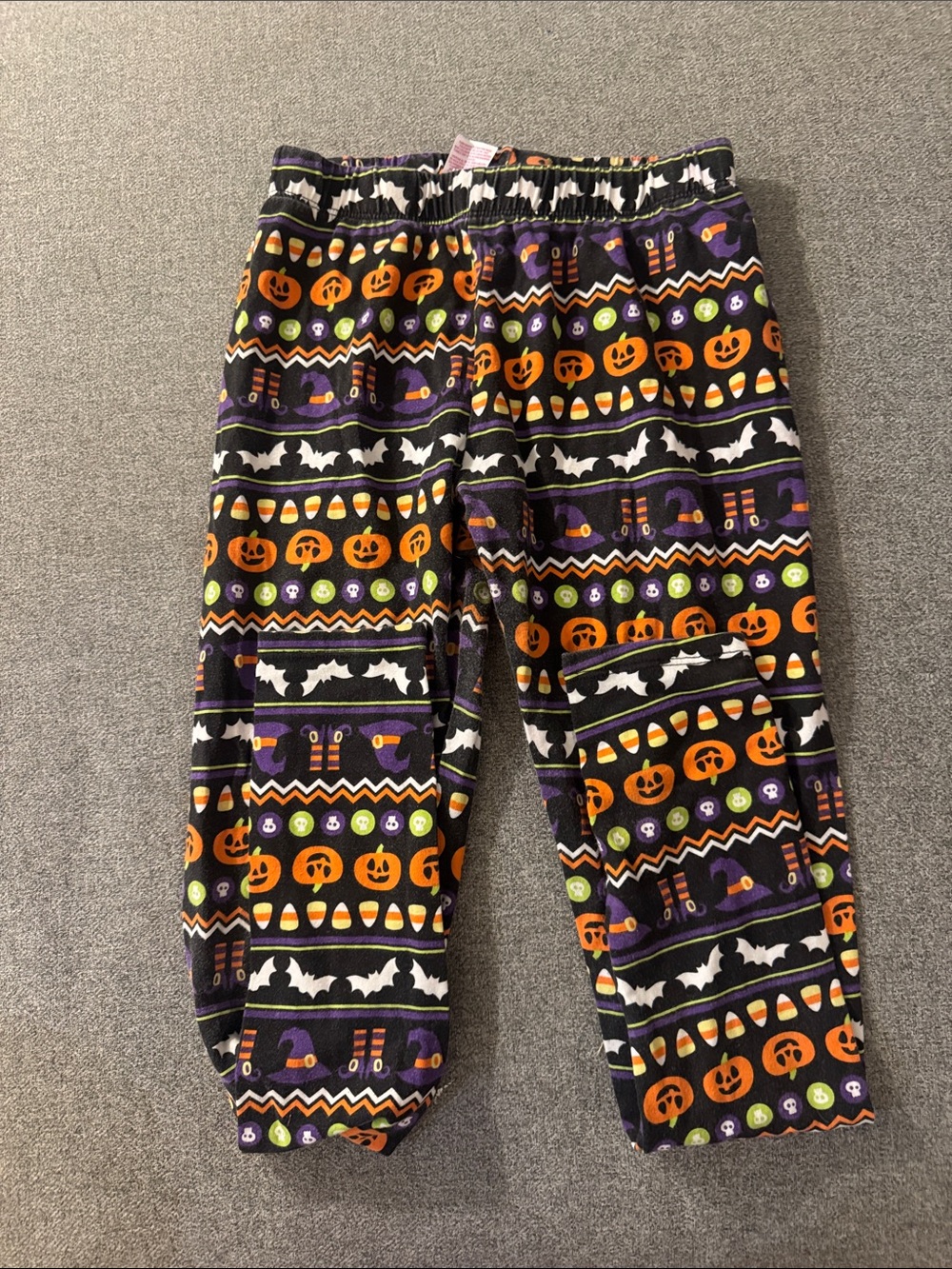 5/$15- No Boundaries Halloween Print Leggings - Black, Orange, Purple,